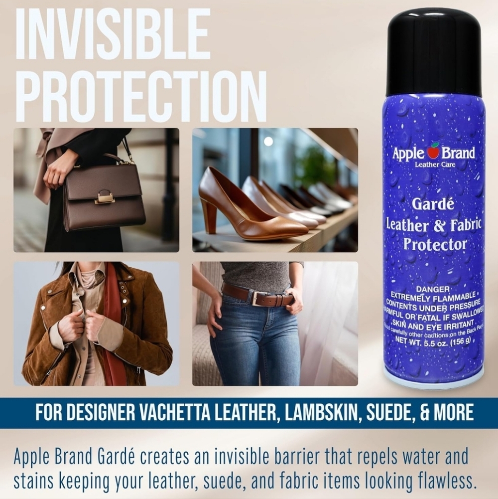 Apple Leather & Fabric Protector Spray - Blue & Black - Picture 2 of 3
